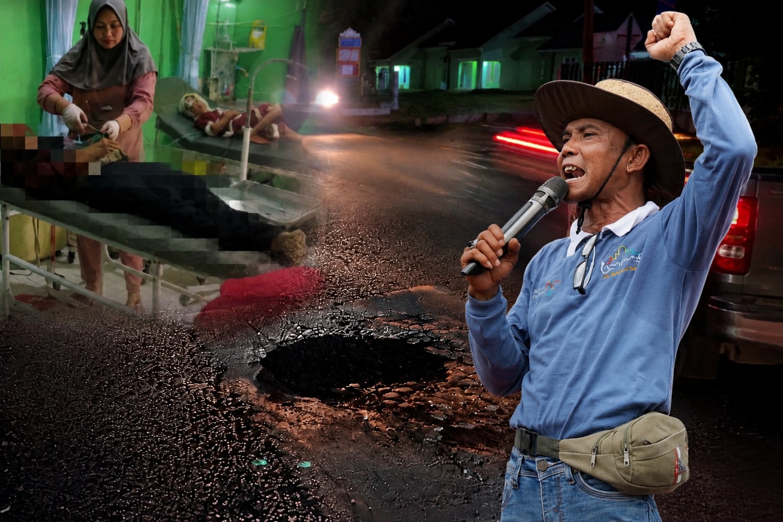 Jalan Rusak Tubaba Telan Korban Jiwa, Pemerintah Daerah Dinilai Lamban Bertindak