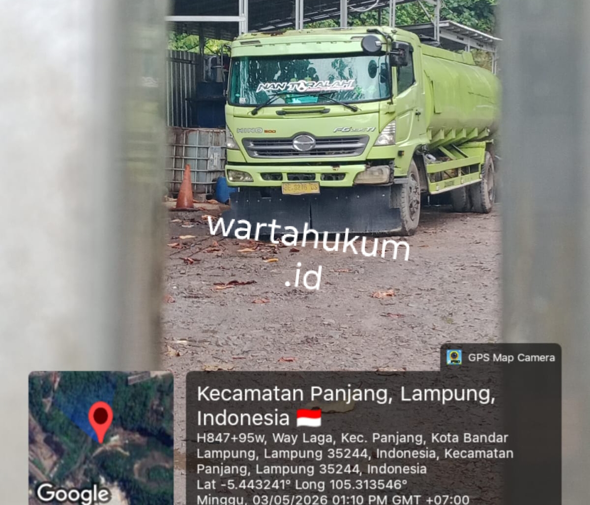 Dugaan BBM Ilegal Way Laga, Aktivitas Tertutup Diduga Libatkan Oknum Aparat