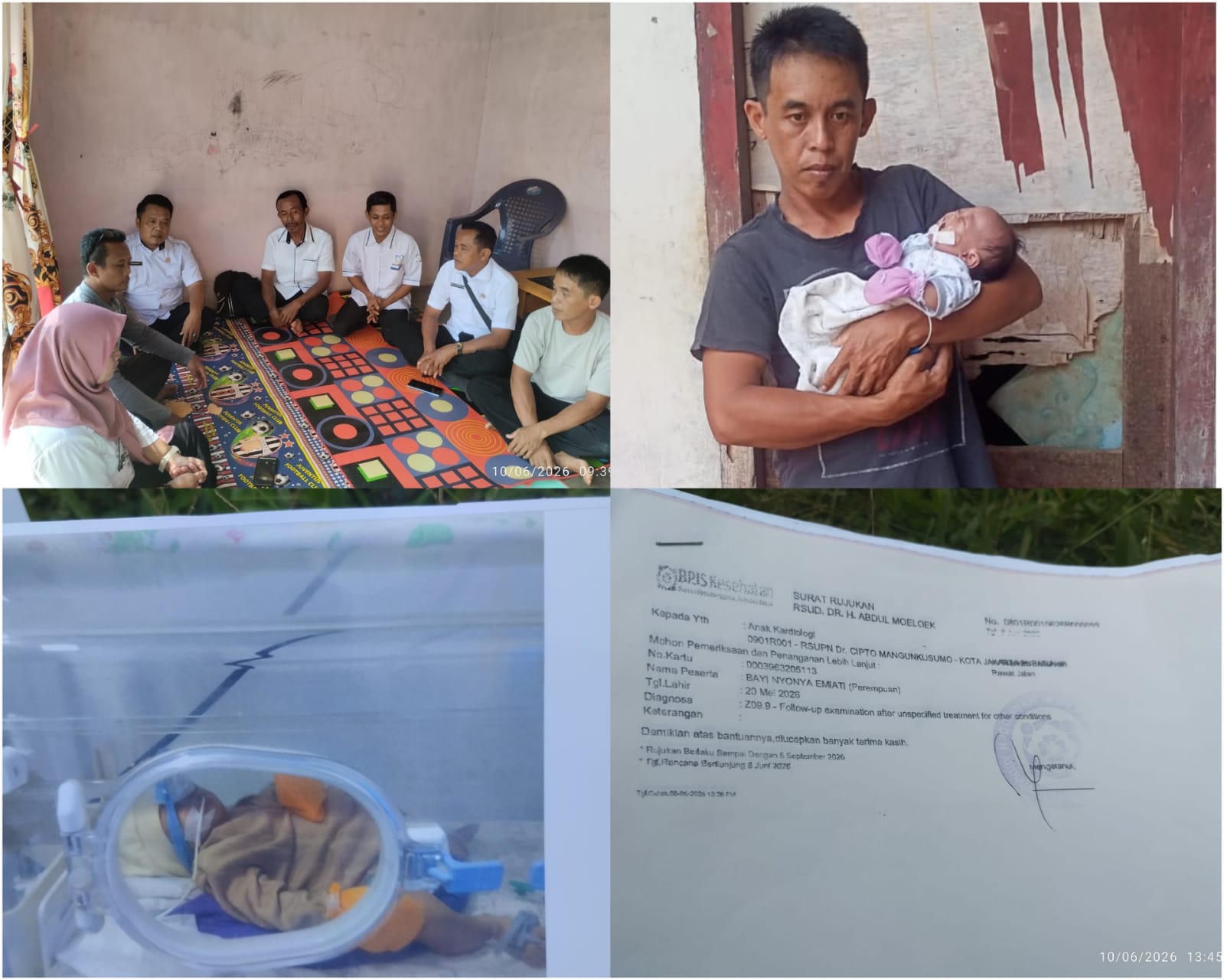 Bayi Penderita Penyakit Jantung Bawaan Asal Tritunggal Butuh Bantuan