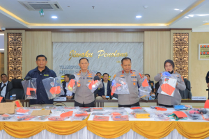 Polda Lampung Ungkap 75 Kasus Street Crime, 95 Tersangka Ditangkap