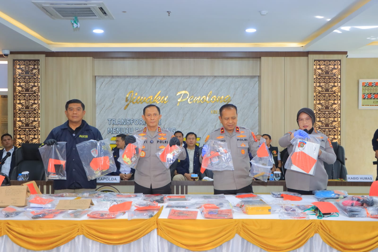Polda Lampung Ungkap 75 Kasus Street Crime, 95 Tersangka Ditangkap