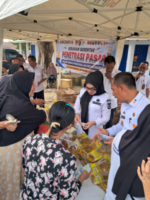 Bupati Way Kanan Buka Gerakan Penetrasi Pasar Kendalikan Inflasi