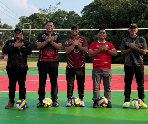 KONI Way Kanan Ajak Masyarakat Galakkan Olahraga di HUT Skadron 12/AJY