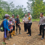 Ketahanan Pangan: Sat Lantas Polres Kuningan Dukung Penanaman Jagung