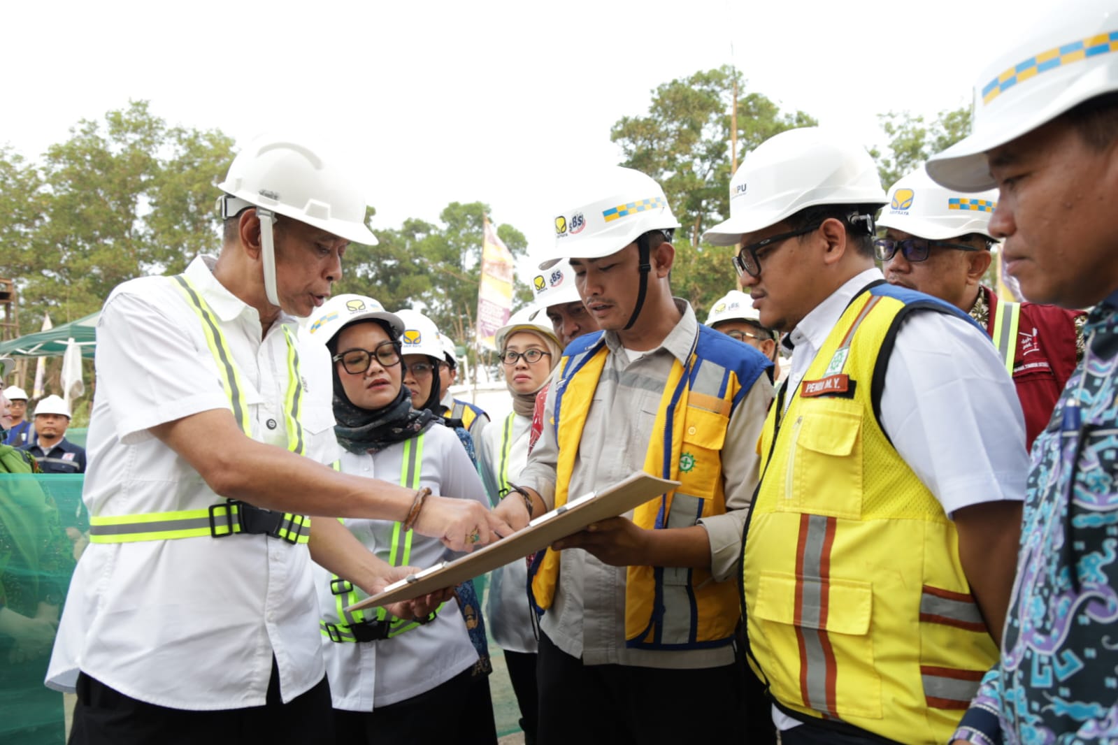 Wamensos Tinjau Pembangunan Sekolah Rakyat Lampung Timur