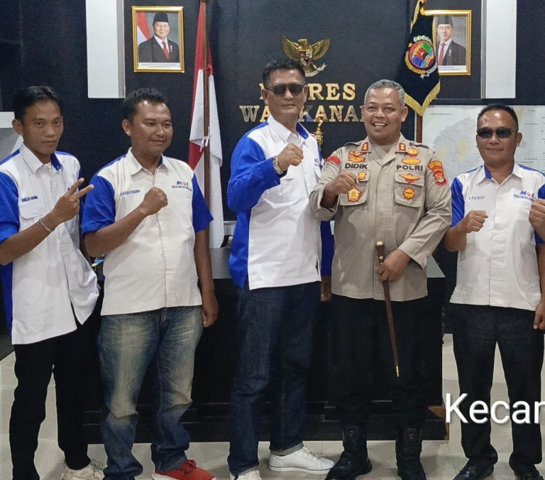 Kapolres Way Kanan Perkuat Silaturahmi dengan Media Online Indonesia
