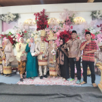 TOPAN RI WAY KAN HADIRI RESEPSI PERNIKAHAN PUTRI BPK ADV KHOSIM RAJA PUTRA, DOAKAN PASANGAN AYU & KURNIAWAN SAMAWA