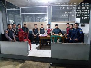 TINGKATKAN KEAMANAN, SAT SABHARA POLRES BENGKULU SELATAN PERKUAT SINERGI SAMBANG POLRI KE RUTAN KELAS IIB MANNA