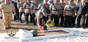 Ziarah Rombongan Hari Bhayangkara ke-80 di Lampung Barat