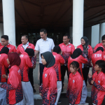 Taekwondo Aceh 2026: Sekda Aceh Lepas 43 Atlet TSA ke National Taekwondo Championship Sumut