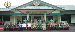 Pangdam XXI/Radin Inten Kunjungi Kodim 0422/Lampung Barat, Tegaskan Pentingnya Soliditas dan Profesionalisme Prajurit