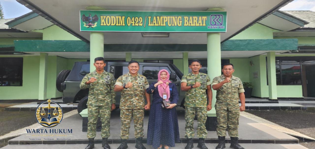 Dandim 0422/Lampung Barat Terima Audiensi Dari Kepala Rumah Sakit Umum Daerah Alimuddin Umar