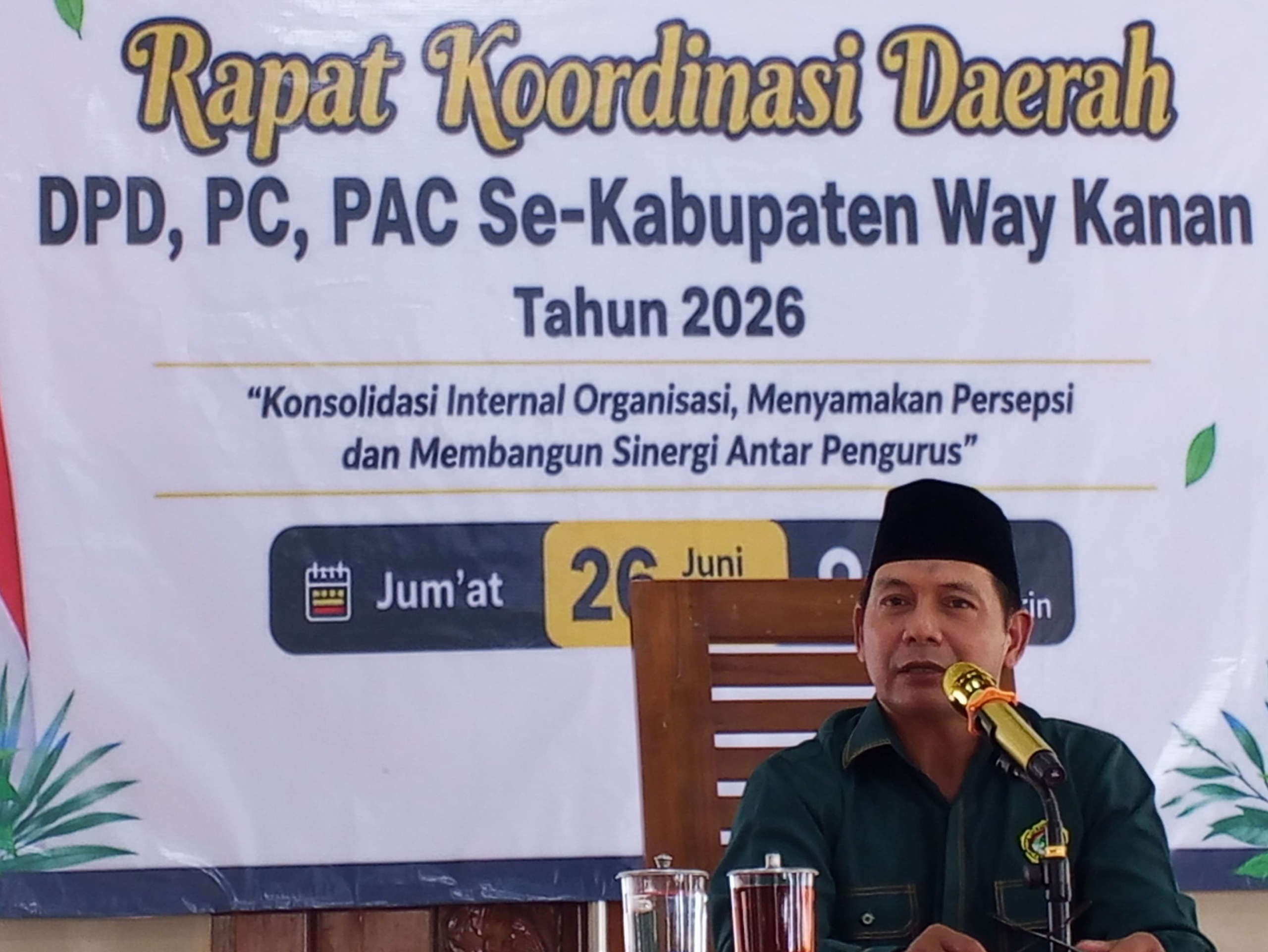 Rakorda LDII Way Kanan 2026 Perkuat Konsolidasi Organisasi dan Sinergi Pengurus