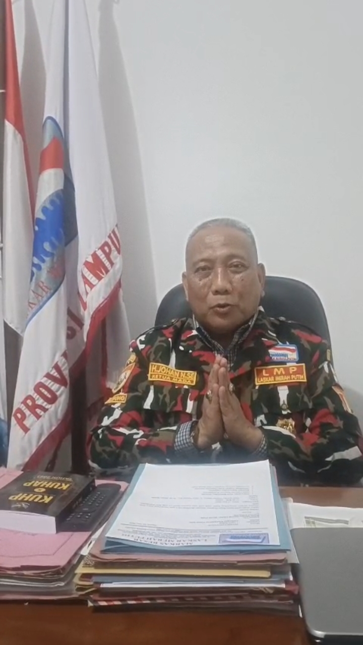 Ketua LMP Lampung H. Johan Nasri Ucapkan Selamat Hari Bhayangkara ke-80