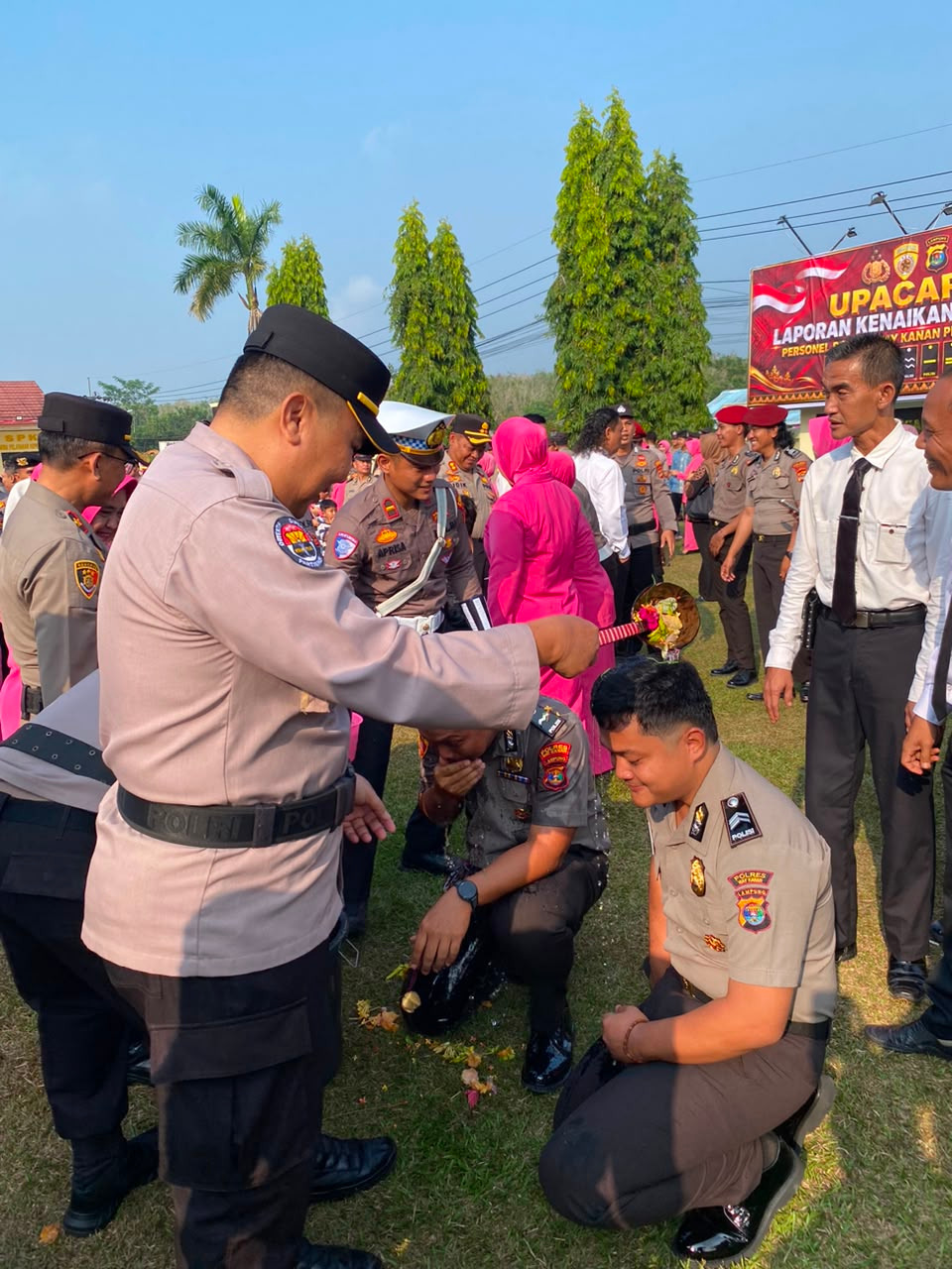 Kenaikan Pangkat Polres Way Kanan Periode 1 Juli 2026 Resmi Digelar