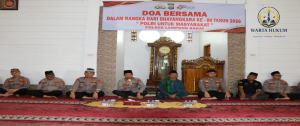 Polres Lampung Barat Gelar Doa Bersama Sambut Hari Bhayangkara ke-80