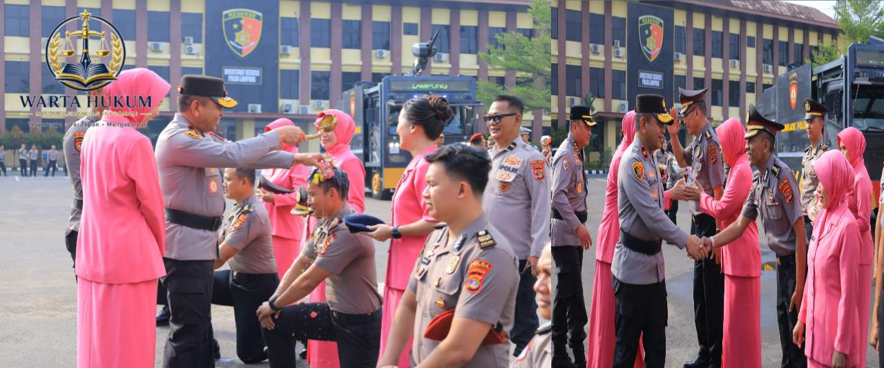 Wakapolda Lampung: Kenaikan Pangkat Harus Diiringi Loyalitas, Integritas dan Kedekatan dengan Masyarakat