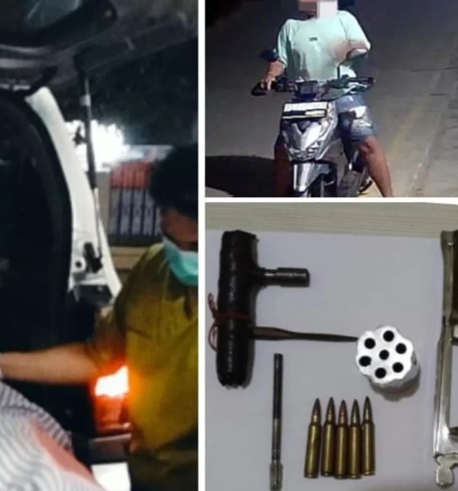 TEKAB 308 Polres Tulang Bawang Ringkus Komplotan Curanmor, Satu Pelaku Dilumpuhkan Karena Melawan dan Acungkan Senpi Rakitan