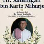 Ketua DPC ASWIN Pringsewu Sampaikan Belasungkawa atas Wafatnya H. Samingan bin Karto Miharjo
