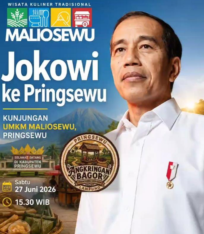 Jokowi Dijadwalkan Tinjau UMKM di Maliosewu Pringsewu