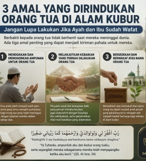 Tiga Bentuk Bakti Anak kepada Orang Tua yang Sudah Wafat