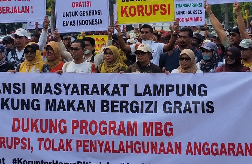 Program Makan Bergizi Gratis Lampung Didukung Ratusan Warga, Koruptor Diminta Ditindak Tegas