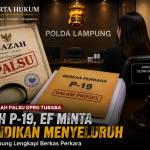 DPRD Tubaba Terseret Kasus Ijazah Palsu: EF Minta Semua Pihak Diusut, Penyidikan Masih Berjalan