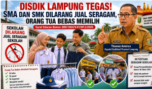 Disdik Lampung Tegas! SMA dan SMK Dilarang Jual Seragam, Orang Tua Bebas Memilih