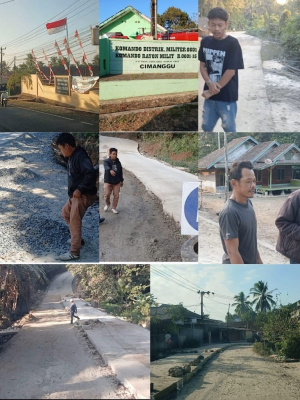 Jalan Rusak 20 Kilometer di Cimanggu Pandeglang Disorot, TNI Bangun Lewat Anggaran Kemenhan