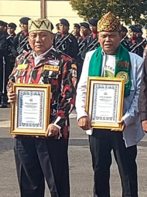 Laskar Merah Putih Provinsi Lampung Terima Penghargaan dari Polda Lampung pada HUT Bhayangkara ke-80