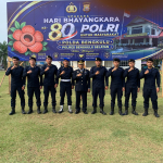 Kepala Rutan Kelas IIB Manna Hadiri Upacara dan Syukuran Hari Bhayangkara Ke-80 di Bengkulu Selatan