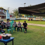 Polres Way Kanan Gelar Nobar Portugal Vs Kroasia, Warga Bumi Ratu Antusias
