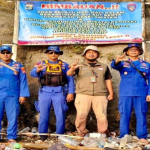 Polda Lampung Pasang Imbauan di Krakatau, Nelayan Diminta Jauhi Kawasan Gunung Anak Krakatau