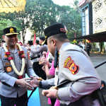 Kapolresta Cirebon Hadiri Penyambutan Kapolda Jabar Baru