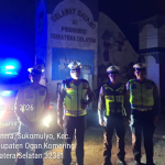 Kasatlantas Polres Way Kanan Patroli Malam di Perbatasan, Arus Lalin Lintas Sumatera Terpantau Lancar