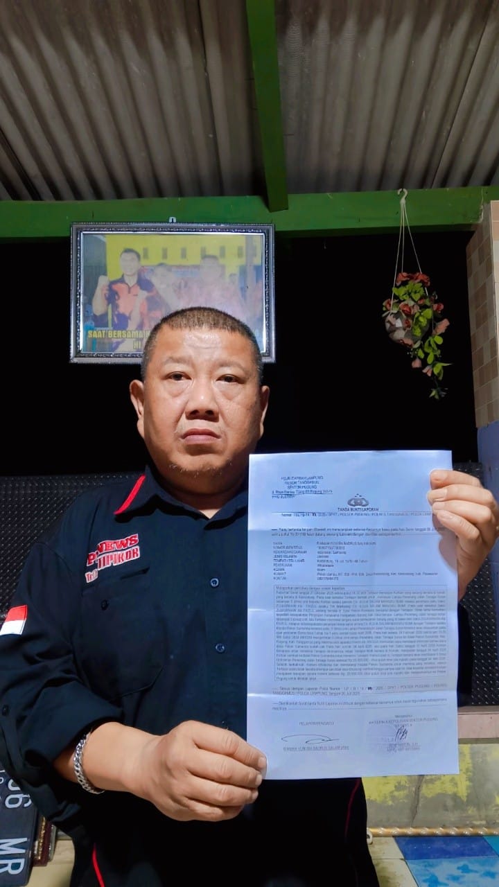 Kepala Pekon di Tanggamus Dilaporkan ke Polisi atas Dugaan Penipuan Pengadaan Lampu Jalan