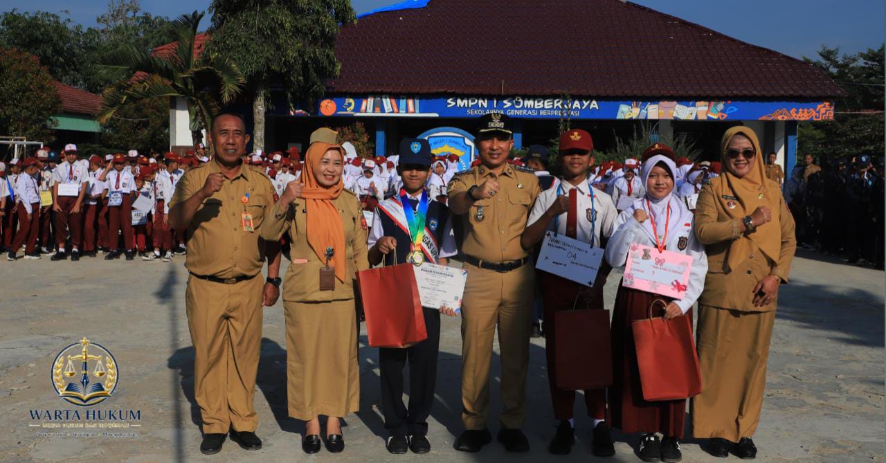 Buka MPLS di SMPN 1 Sumber Jaya, Parosil Mabsus : Disiplin, Integritas, dan Seragam Gratis untuk Siswa Baru