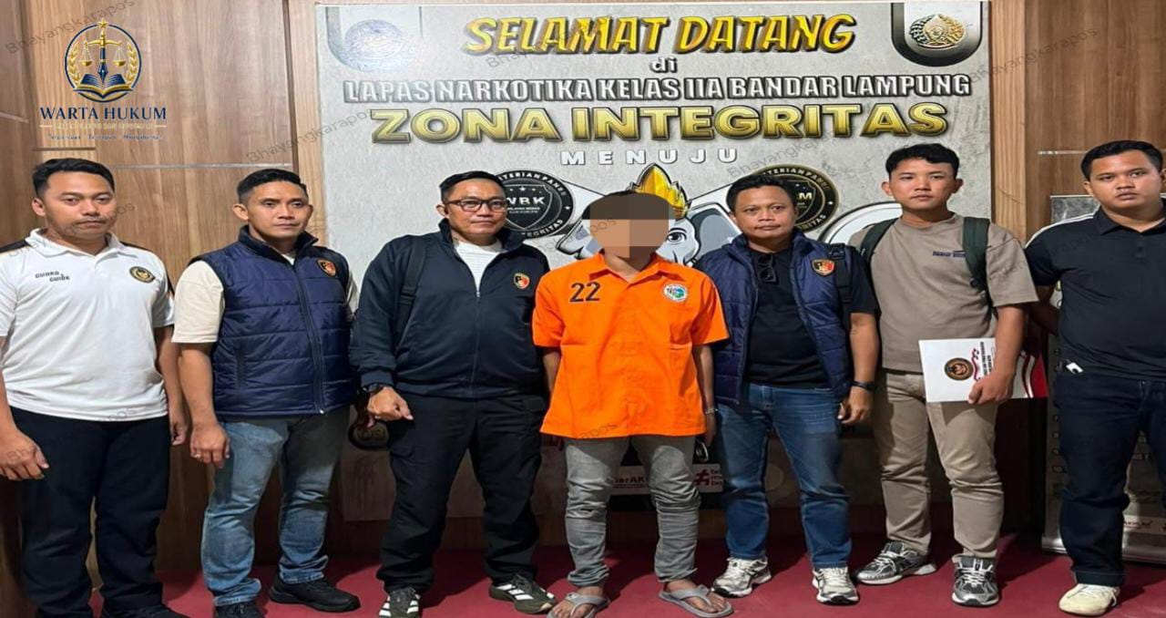 Polda Lampung Berhasil Mengamankan DPO Kasus Narkotika Dari Aceh
