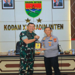 Kapolda Lampung Sambangi Pangdam XXI/Radin Inten, Perkuat Sinergi TNI-Polri Jaga Kondusivitas Daerah