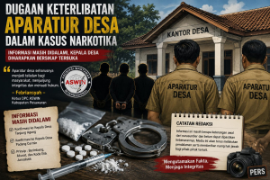 Dugaan Keterlibatan Aparatur Desa dalam Kasus Narkotika di Way Khilau Masih Didalami