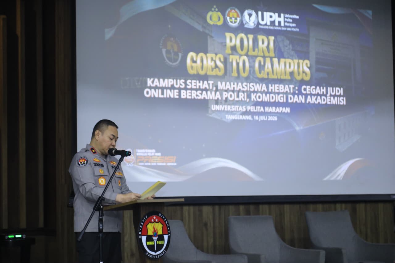 Judi Online Mahasiswa: Polri Gandeng UPH dan Komdigi Perkuat Literasi Digital Lewat Program Polri Goes to Campus