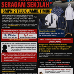 Dugaan Penjualan Seragam Sekolah Jadi Sorotan, Orang Tua Siswa SMPN 2 Telukjambe Timur Keluhkan Biaya hingga Rp1 Juta