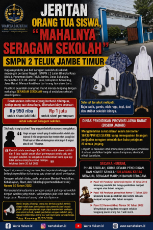 Dugaan Penjualan Seragam Sekolah Jadi Sorotan, Orang Tua Siswa SMPN 2 Telukjambe Timur Keluhkan Biaya hingga Rp1 Juta