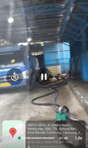 Gudang Diduga Jadi Tempat Penyimpanan BBM di Bandar Lampung, Aktivitas Mobil Tangki Jadi Sorotan