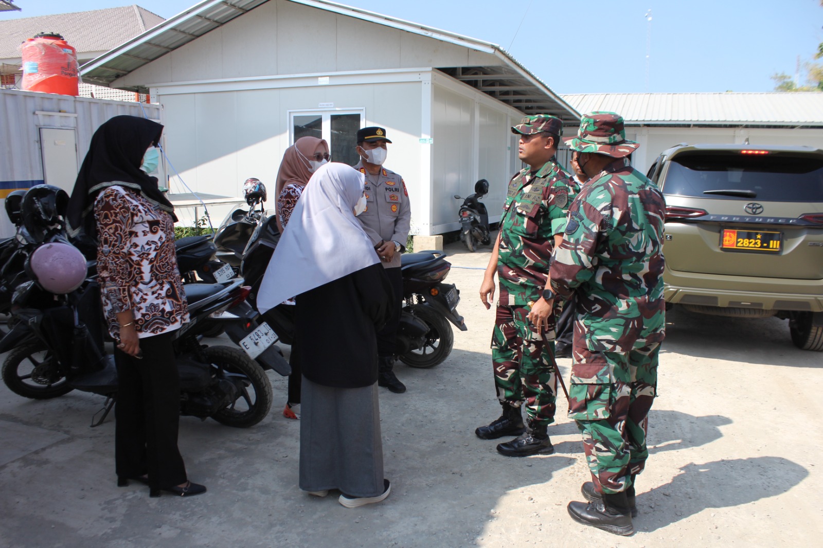 Dandim 0620/Kabupaten Cirebon Dampingi Danrem 063 Kunjungi Sekolah Rakyat