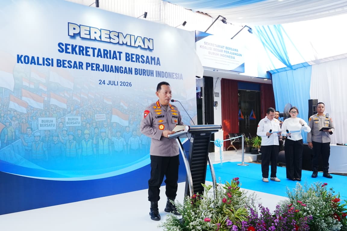 Kapolri: Desk Ketenagakerjaan Hadir Berikan Solusi bagi Persoalan Buruh