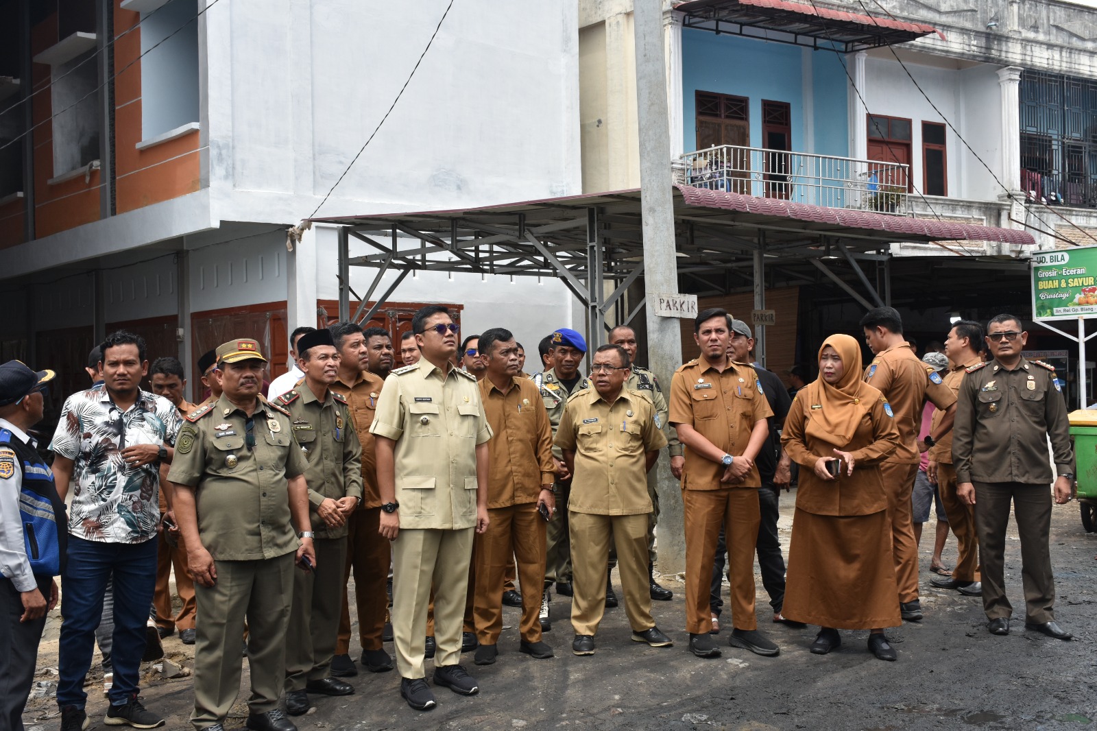 Pemko Langsa Tindak Lanjuti Aspirasi Pedagang, Wali Kota Tinjau Kondisi Bangunan Pasar