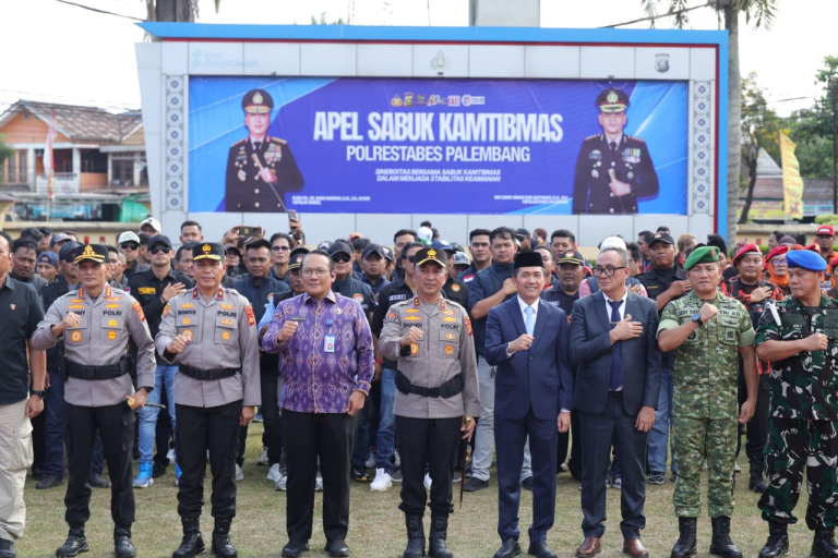 Kapolda Sumsel Ajak Persatuan: Pimpin Apel Sabuk Kamtibmas, Serukan Warga Tolak Provokasi Pemecah Belah