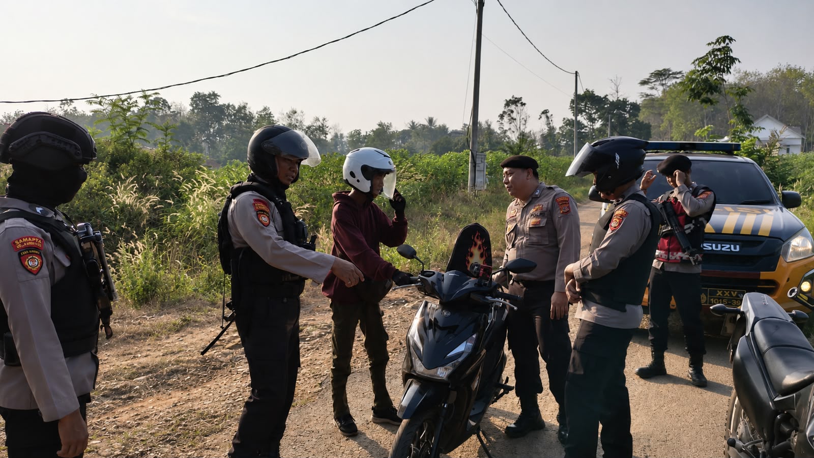 POLRES WAY KAN GENJOT PATROLI PREVENTIF & HUNTING DI JALUR RAWAN CURANMOR, KAPOLRES: KEAMANAN MASYARAKAT HARGA MATI!