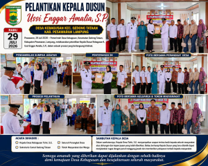 Kepala Dusun Kebagusan II Dilantik, Siap Tingkatkan Pelayanan